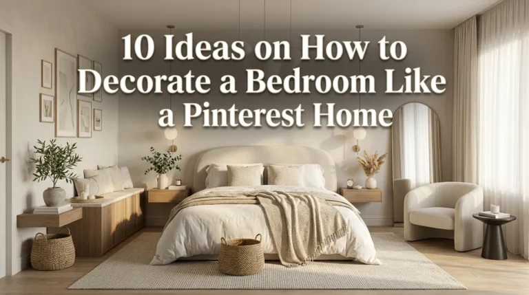 10 Ideas on How to Decorate a Bedroom Like a Pinterest Home