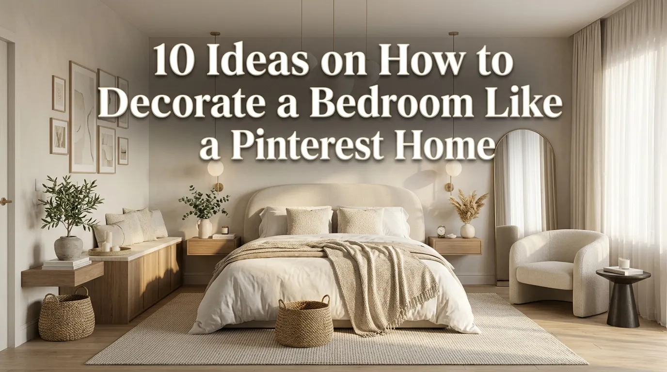 10 Ideas on How to Decorate a Bedroom Like a Pinterest Home