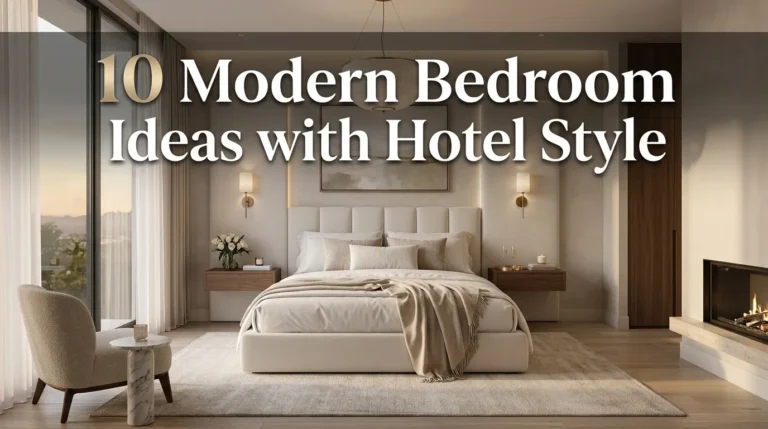 10 Modern Bedroom Ideas with Hotel Style