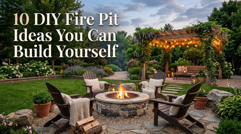 10 DIY Fire Pit Ideas You Can Build Yourself