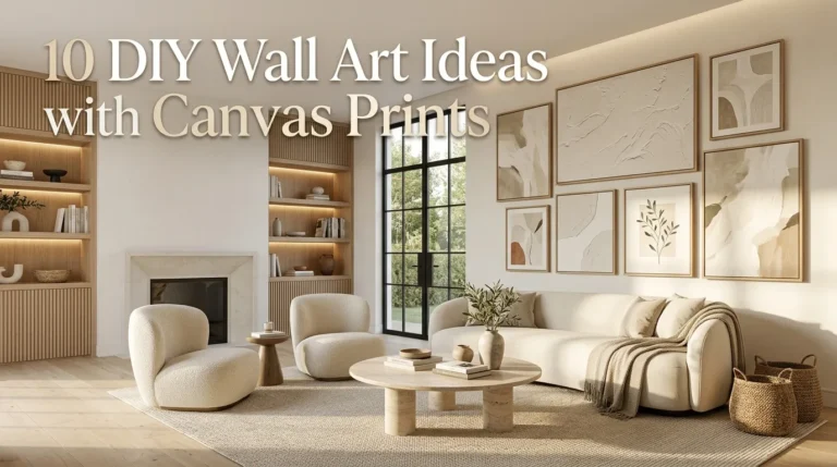 10 DIY Wall Art Ideas with Canvas Prints