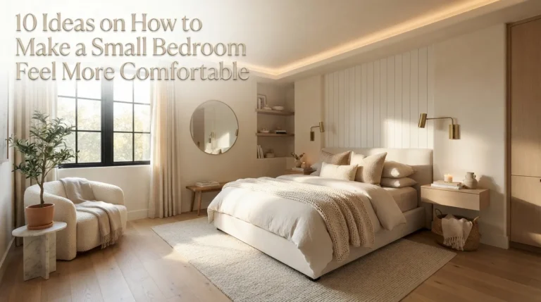 10 Ideas on How to Make a Small Bedroom Feel More Comfortable