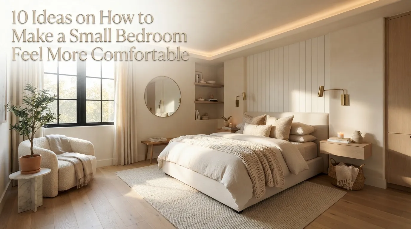 10 Ideas on How to Make a Small Bedroom Feel More Comfortable