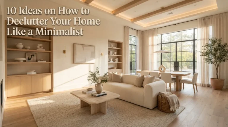 10 Ideas on How to Declutter Your Home Like a Minimalist