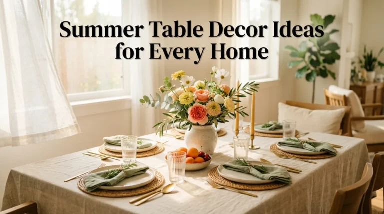 10 Summer Table Decor Ideas for Every Home