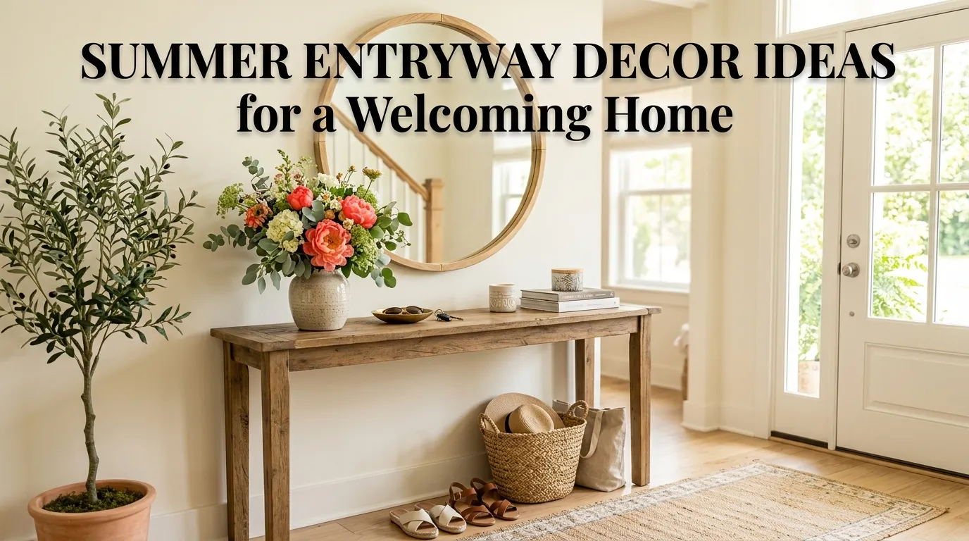 10 Summer Entryway Decor Ideas for a Welcoming Home