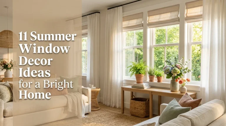 11 Summer Window Decor Ideas for a Bright Home