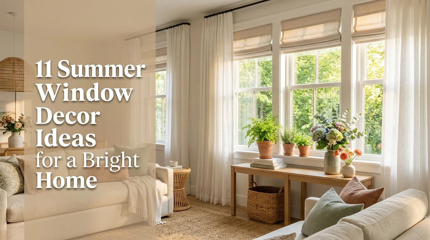 11 Summer Window Decor Ideas for a Bright Home