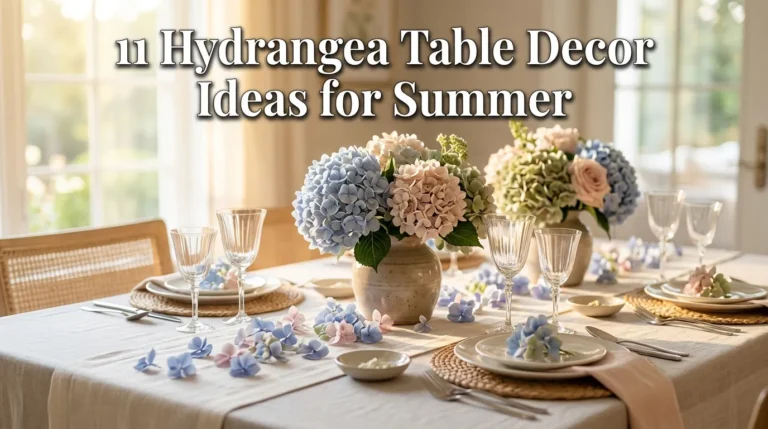 11 Hydrangea Table Decor Ideas for Summer