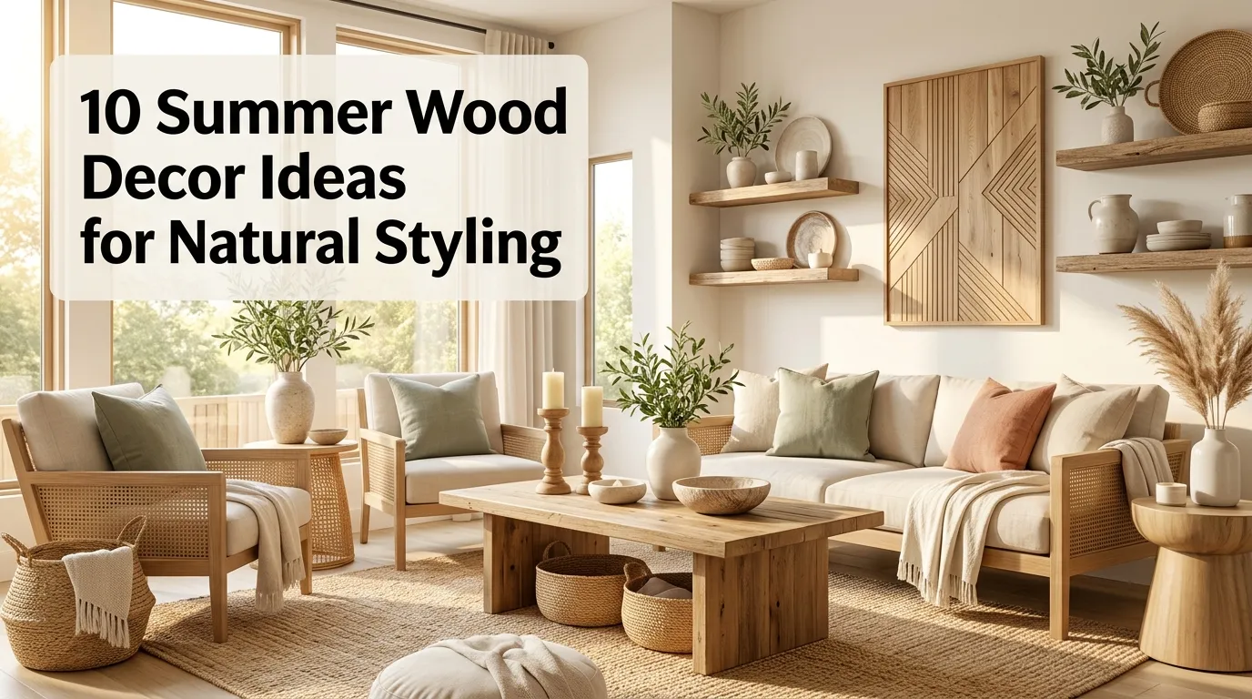 10 Summer Wood Decor Ideas for Natural Styling