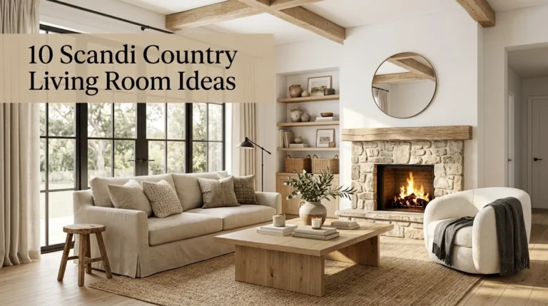 10 Scandi Country Living Room Ideas