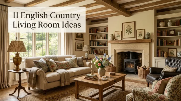 11 English Country Living Room Ideas