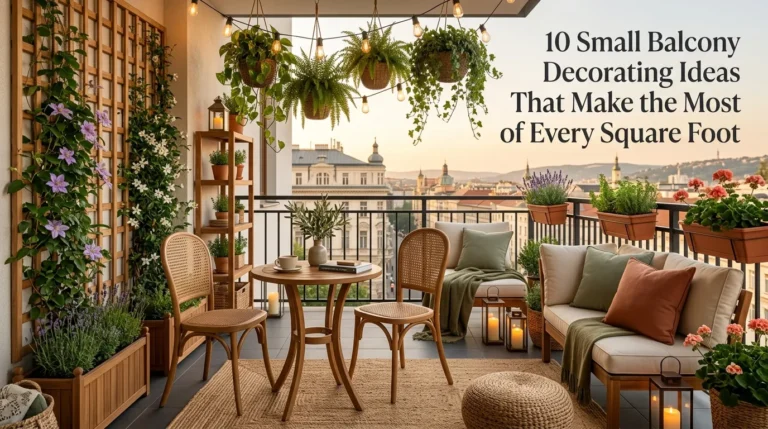 10 Small Balcony Decorating Ideas That Make the Most of Every Square Foot