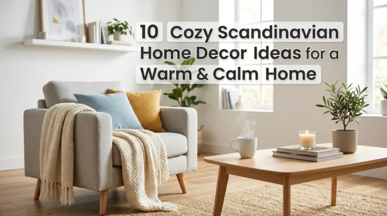 10 Cozy Scandinavian Home Decor Ideas for a Warm & Calm Home