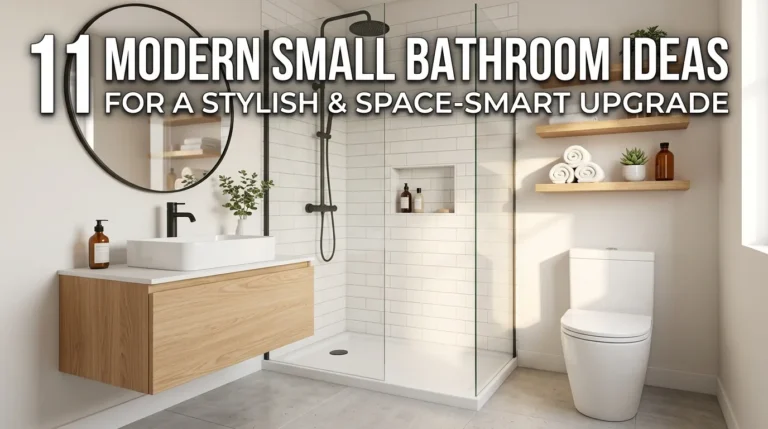 11 Modern Small Bathroom Ideas for a Stylish & Space-Smart Upgrade