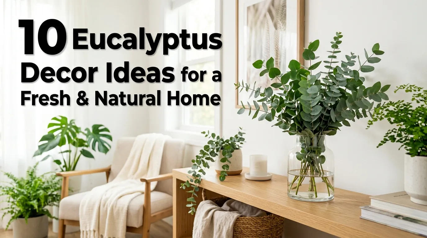 10 Eucalyptus Decor Ideas for a Fresh & Natural Home