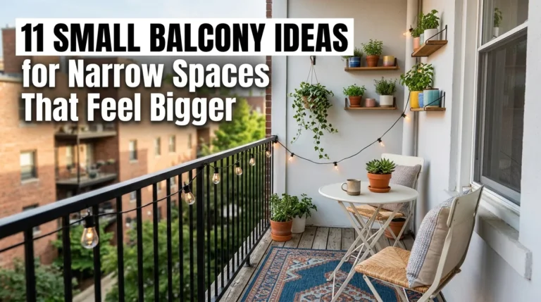 11 Small Balcony Ideas for Narrow Spaces That Feel Bigger