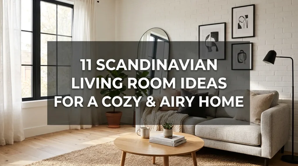 11 Scandinavian Living Room Ideas for a Cozy & Airy Home