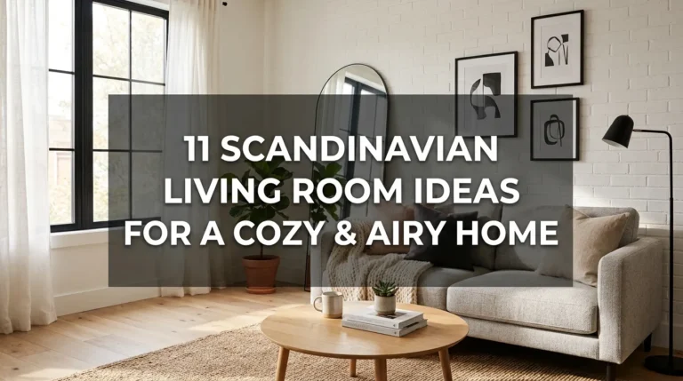 11 Scandinavian Living Room Ideas for a Cozy & Airy Home