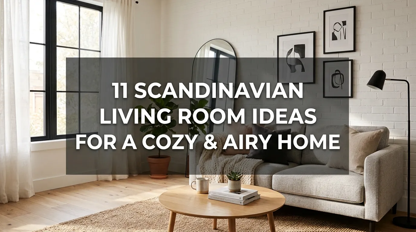 11 Scandinavian Living Room Ideas for a Cozy & Airy Home