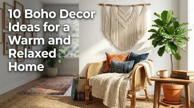 10 Boho Decor Ideas for a Warm and Relaxed Home