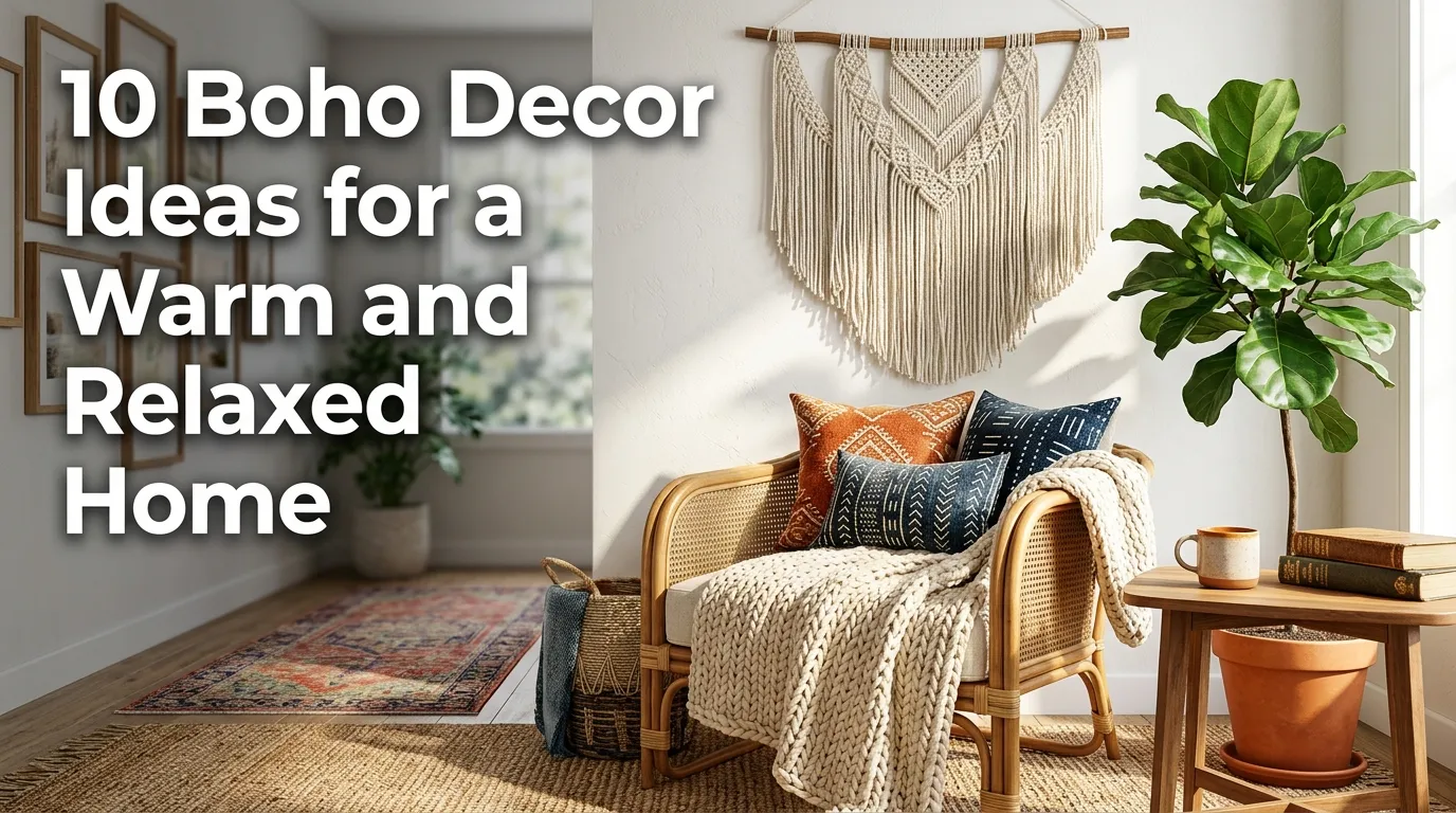 10 Boho Decor Ideas for a Warm and Relaxed Home