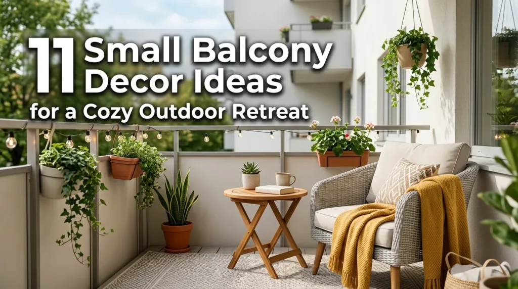 11 Small Balcony Decor Ideas for a Cozy Outdoor Retreat