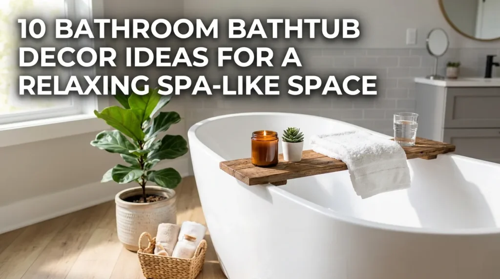 10 Bathroom Bathtub Decor Ideas for a Relaxing Spa-Like Space