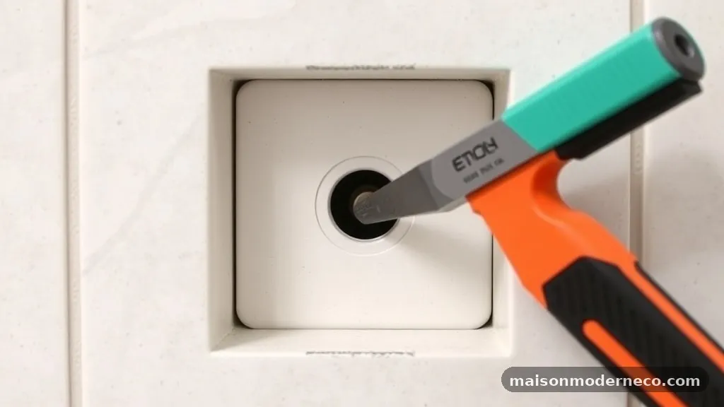 Addressing Challenges with Large Format Tiles - How to Cut Tight Square Holes in Porcelain Tile for Outlet Receptacles