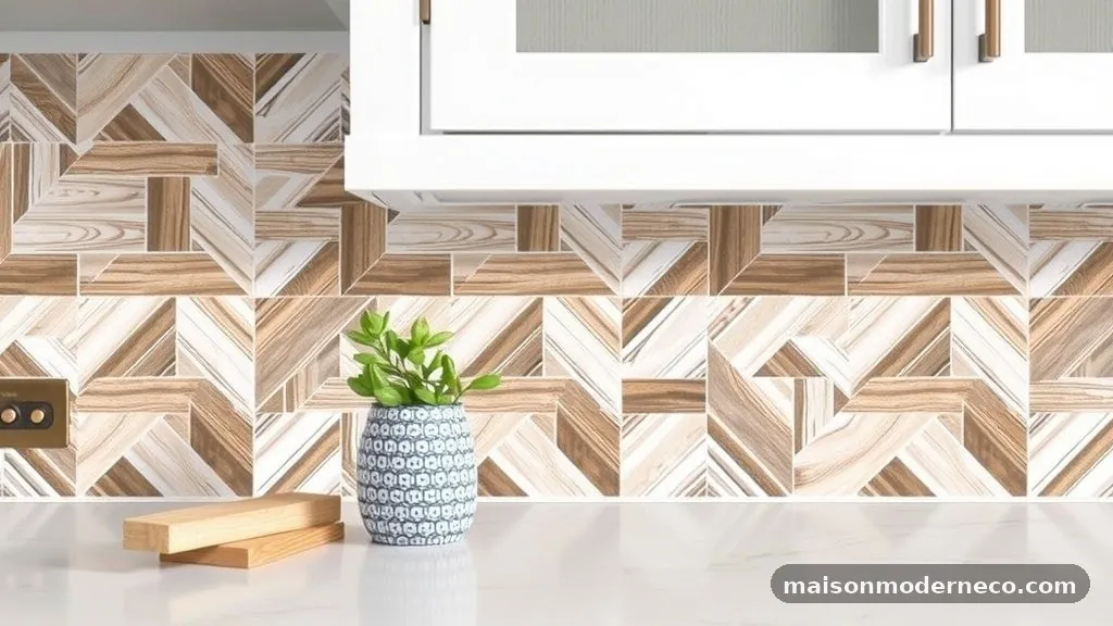 Calculating Waste and Installation Complexity - Best Tile Sizes for a Tight Backsplash Herringbone (2x6 vs 2x8)