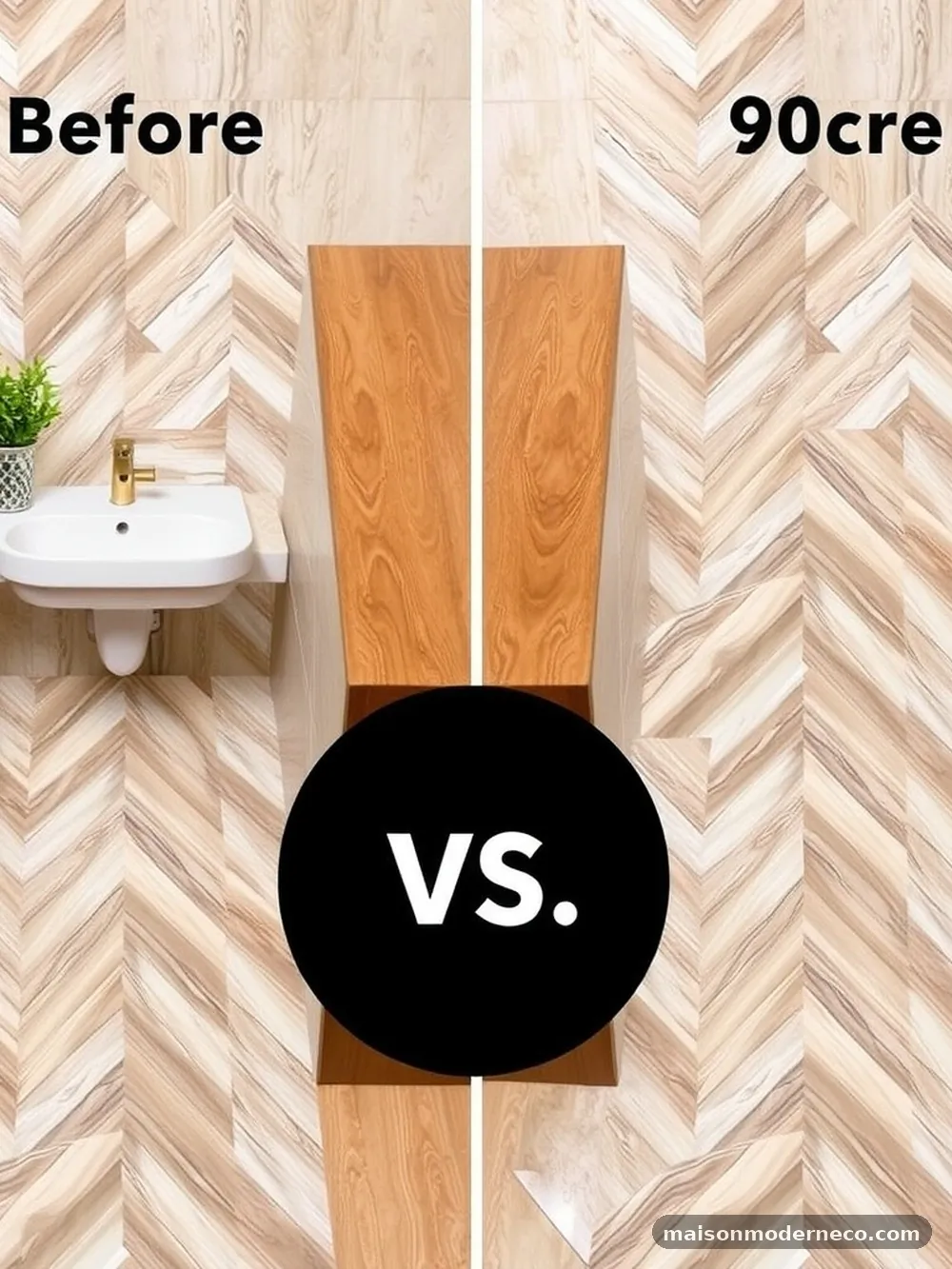 Choosing the Right Tile Material for Your Pattern - 45-Degree vs 90-Degree Herringbone Tile: Which Is Easier to Cut for DIYers?