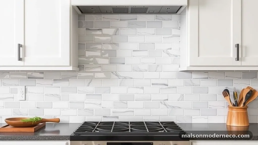 Considering the Full-Wall Backsplash Option - Where Should Backsplash Tile Stop When Upper Cabinets End Early?