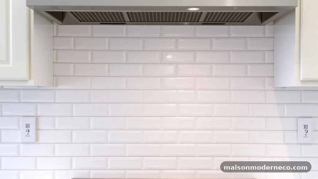 Considering the Future of Kitchen Design - Beveled vs Flat Subway Tile: Which Is Easier to Wipe Clean Behind a Stove?
