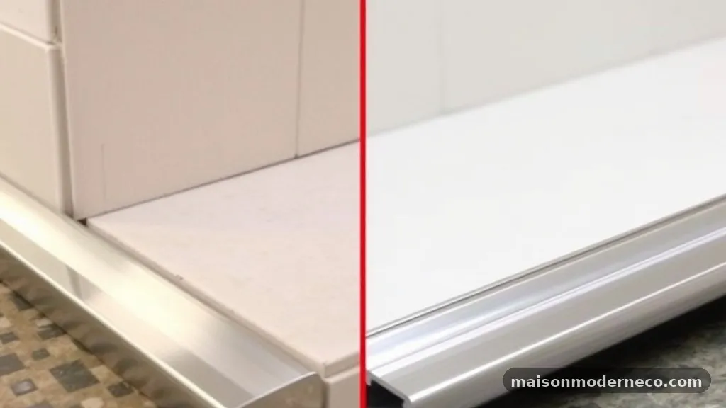 Cost Comparison and Long-Term Value - Painting the Exposed Tile Edge vs Using Metal Transition Profiles
