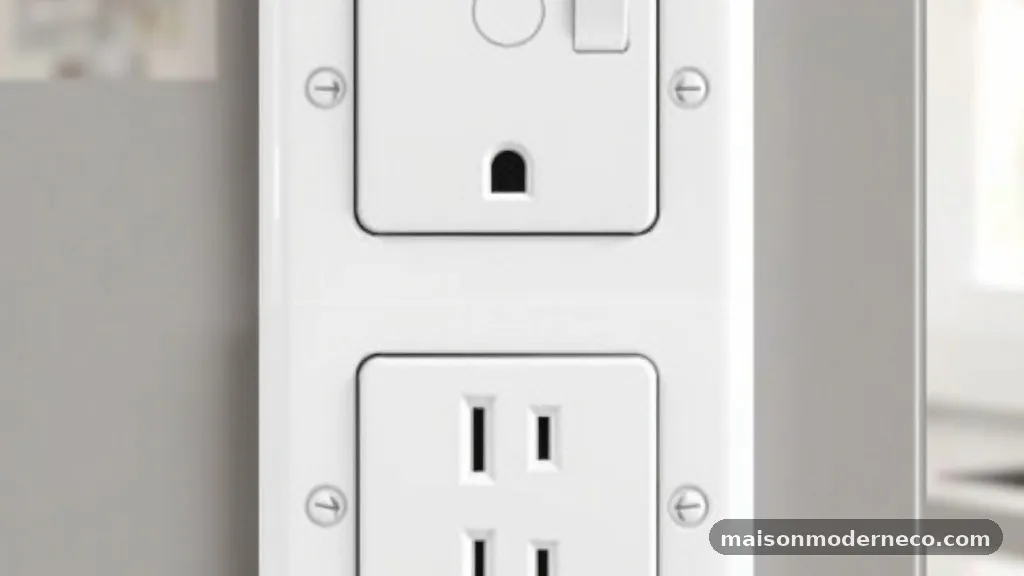 Evaluating the Aesthetic Impact of Outlet Orientation - Should Kitchen Backsplash Outlets Be Mounted Horizontally or Vertically?