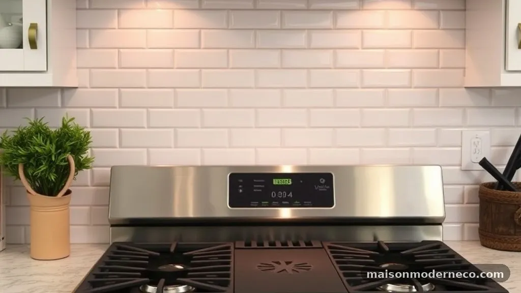 Evaluating the Standard 3x6 Subway Tile - What Size Subway Tile Looks Balanced Behind a 30-Inch Kitchen Range?