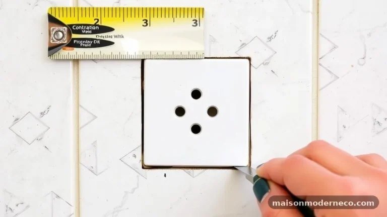 How to Cut Tight Square Holes in Porcelain Tile for Outlet Receptacles