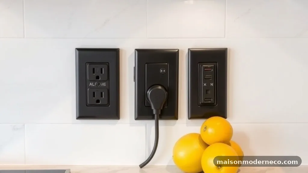 Impact on Backsplash Height and Wall Space - Should Kitchen Backsplash Outlets Be Mounted Horizontally or Vertically?