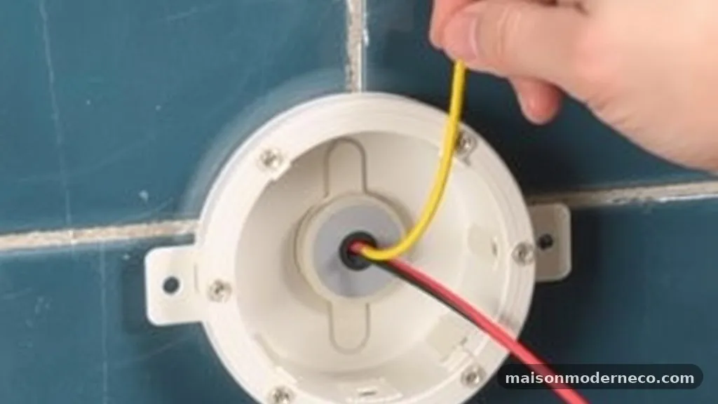 Managing Wire Slack and Connections - How to Use Electrical Box Extender Rings (Spacers) After Adding Thick Tile