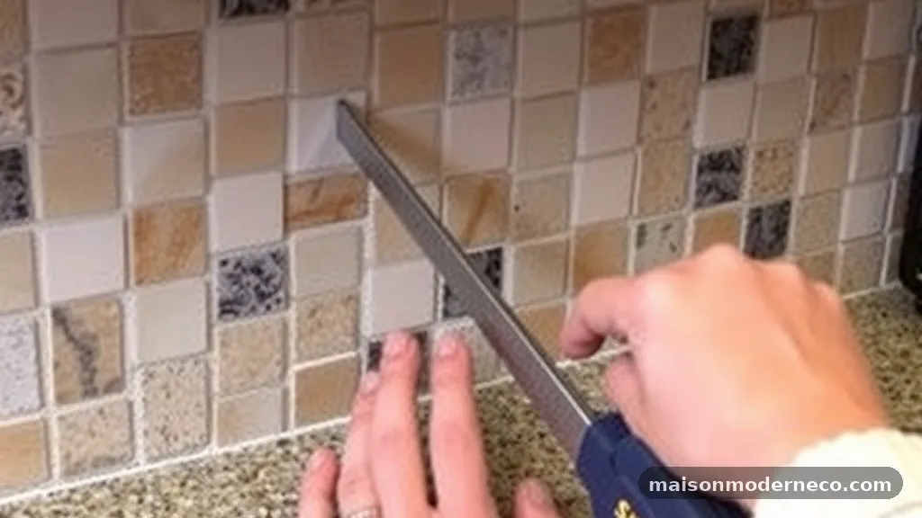 Mastering the Wet Saw Technique - How to Cut a Clean Finished Edge on Glass Mosaic Backsplash Sheets