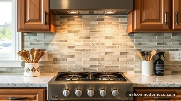 Should Backsplash Tile Line Up with the Upper Cabinet or Lower Countertop?