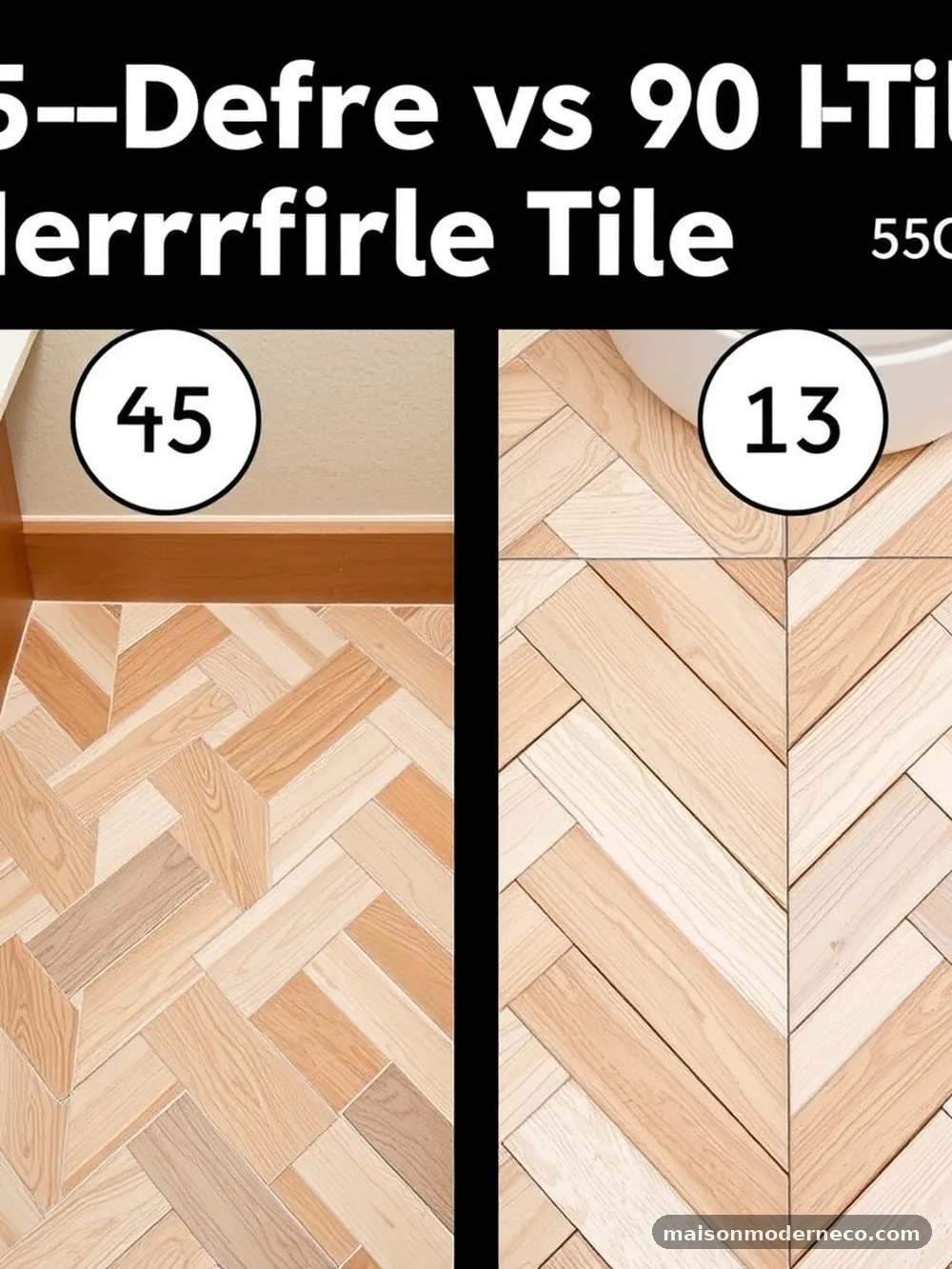 Simplifying the Installation with a 90-Degree Layout - 45-Degree vs 90-Degree Herringbone Tile: Which Is Easier to Cut for DIYers?
