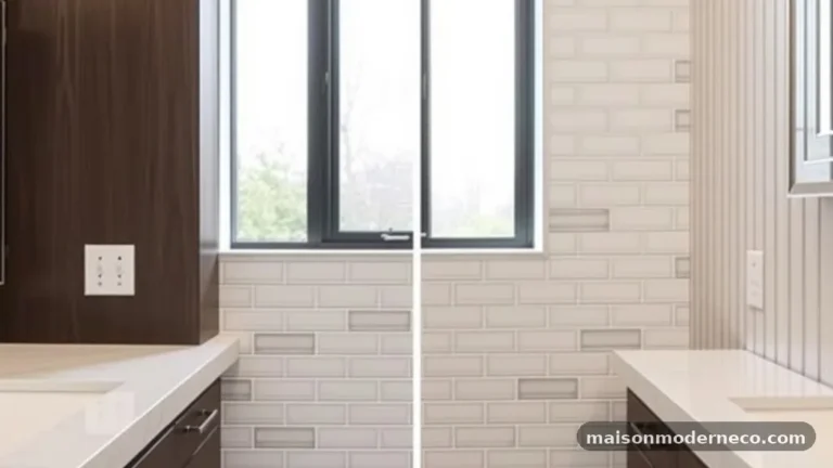 Stacked Horizontal vs Vertical Subway Tile: Modern Design Comparison