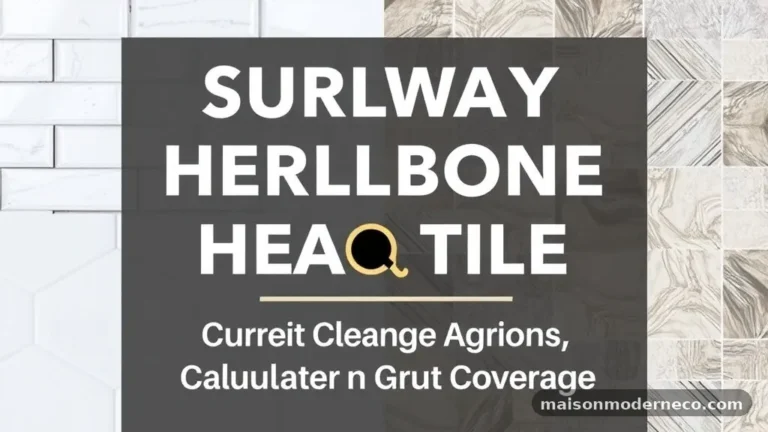 Subway Tile Herringbone vs Hexagon Tile: Grout Cleaning and Durability