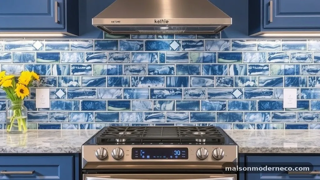 The Impact of Color and Contrast - Where Should Backsplash Tile Stop When Upper Cabinets End Early?