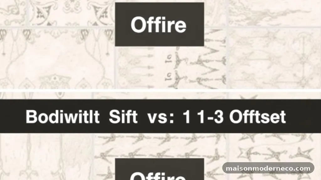 Traditional 50% Offset vs 1/3 Offset: Which Prevents Tile Lippage?