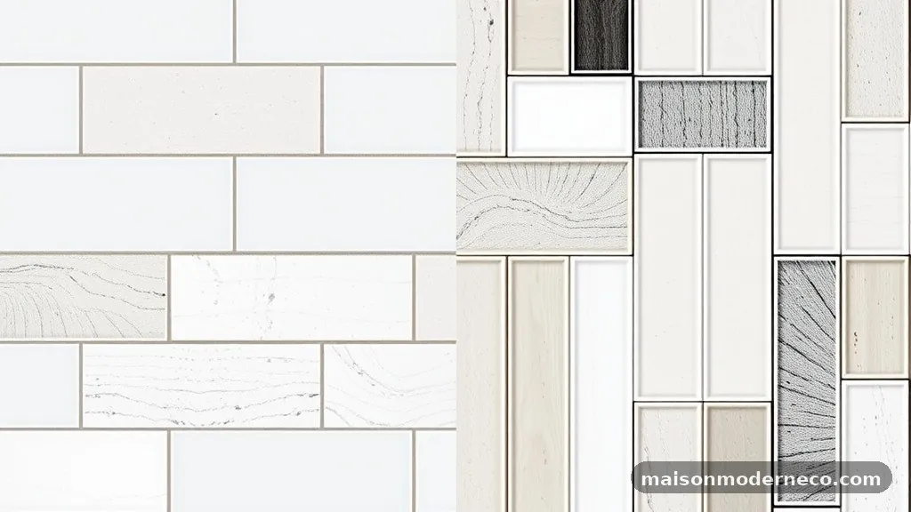 Understanding the Stacked Tile Aesthetic - Stacked Horizontal vs Vertical Subway Tile: Modern Design Comparison