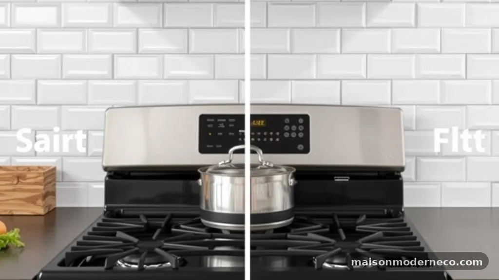 Understanding the Surface Geometry of Subway Tiles - Beveled vs Flat Subway Tile: Which Is Easier to Wipe Clean Behind a Stove?