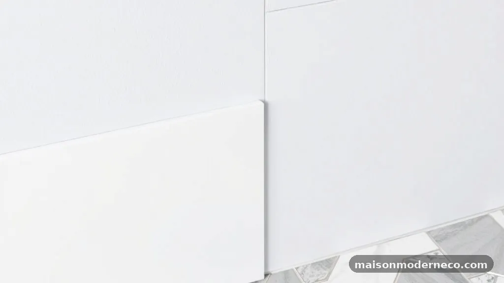 Working with Different Tile Materials - How to End a Herringbone Tile Pattern Neatly Against an Open Wall Edge